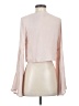Forever 21 100% Polyester Pink Long Sleeve Blouse Size S - photo 2