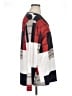 Rebecca Taylor Color Block Red Blue Long Sleeve Blouse Size 2X - photo 4