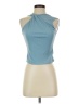 Shein Blue Sleeveless Blouse Size 4 - photo 1