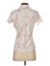 AUR Hearts Ivory Short Sleeve Blouse Size S (estimated) - photo 2