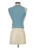 Shein Blue Sleeveless Blouse Size 4 - photo 2