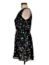 oasis 100% Polyester Floral Black Casual Dress Size 8 - photo 5