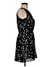 oasis 100% Polyester Floral Black Casual Dress Size 8 - photo 4