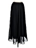 WD.NY 100% Polyester Solid Black Formal Skirt Size L - photo 2