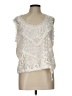 Tiny 100% Cotton Ivory Sleeveless Blouse Size L - photo 1