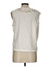 Tiny 100% Cotton Ivory Sleeveless Blouse Size L - photo 2