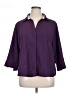 Assorted Brands Purple 3/4 Sleeve Blouse Size XXL - photo 1