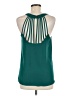 Sis Sis 100% Polyester Teal Sleeveless Blouse Size M - photo 2