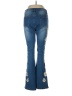 Bamboo Floral Blue Jeans Size 11 - photo 2