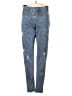 Coco + Carmen Hearts Blue Jeans Size S - photo 1