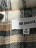 BB Dakota 100% Polyester Plaid Brown Coat Size M - photo 6