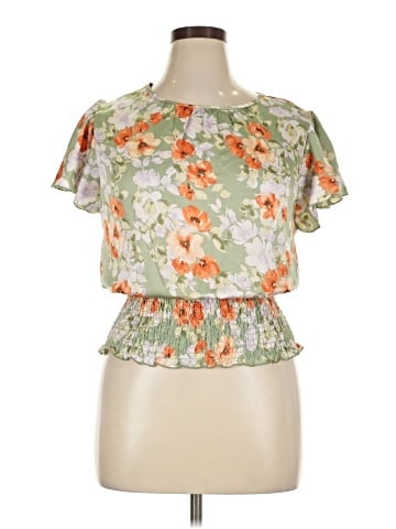 Emi & Joe Short Sleeve Blouse (view 1)