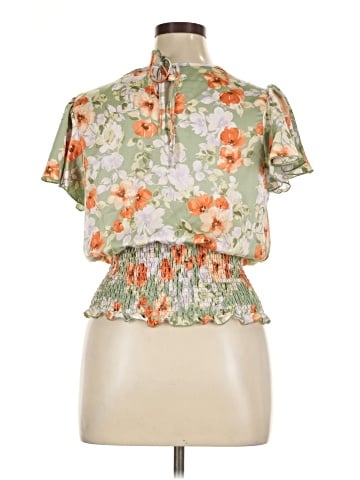 Emi & Joe Short Sleeve Blouse (view 2)