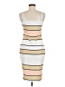 Unbranded Stripes White Cocktail Dress Size M - photo 2