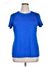 Danskin Now Blue Short Sleeve Top Size XL - photo 1