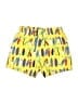 Frugt 100% Polyester Print Yellow Board Shorts Size 6 - 7 - photo 1