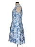 Boden 100% Cotton Print Blue Cocktail Dress Size 10 (petite) - photo 5