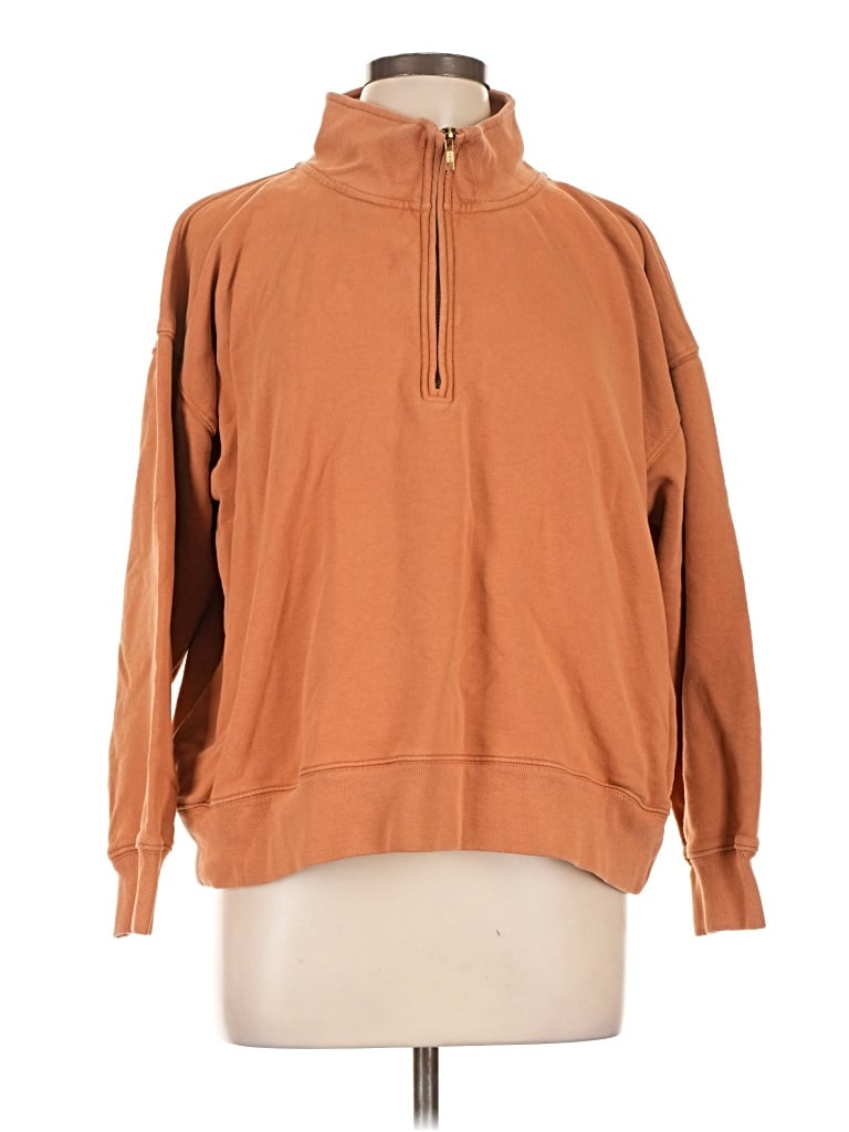 Pre-owned Jcrew Sweatshirt In Brown