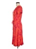 Lands' End Paisley Orange Casual Dress Size 6 - photo 5