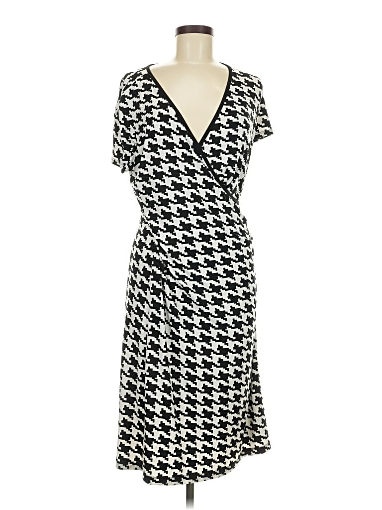 Pre-owned Perseption Concept Casual Dress In Black