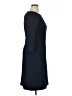 J.Crew Chevron-herringbone Blue Casual Dress Size 14 (tall) - photo 4