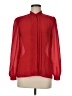 Unbranded 100% Polyester Red Long Sleeve Blouse Size 8 - photo 1