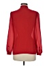 Unbranded 100% Polyester Red Long Sleeve Blouse Size 8 - photo 2