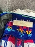 Kenny 100% Cotton Print Blue Shorts Size XS - photo 3