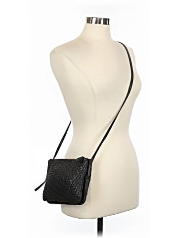 Madewell The Knotted Crossbody Bag in Woven Leather (view 2)