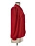 Unbranded 100% Polyester Red Long Sleeve Blouse Size 8 - photo 4