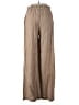 Strawberry 100% Linen Brown Linen Pants Size S - photo 2