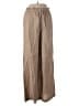Strawberry 100% Linen Brown Linen Pants Size S - photo 1