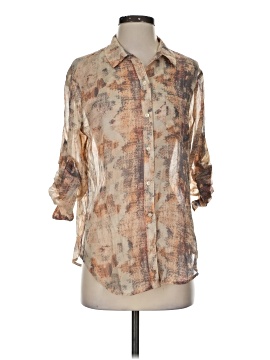 Broadway & Broome 3/4 Sleeve Silk Top