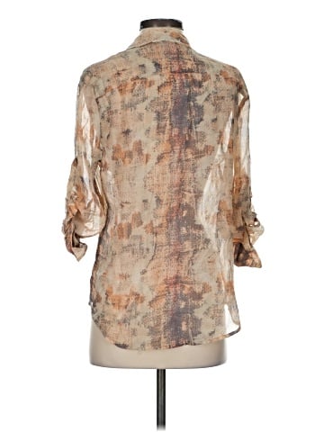 Broadway & Broome 3/4 Sleeve Silk Top (view 2)