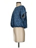 MELLODAY Blue Short Sleeve Blouse Size S - photo 5