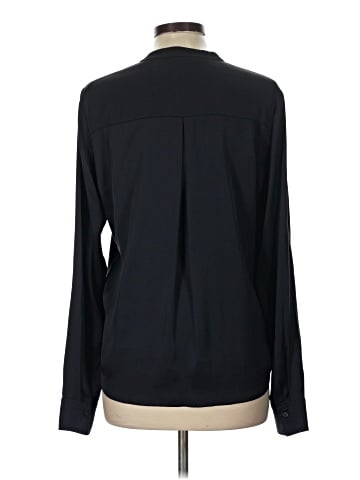 Vince. Long Sleeve Silk Top (view 2)