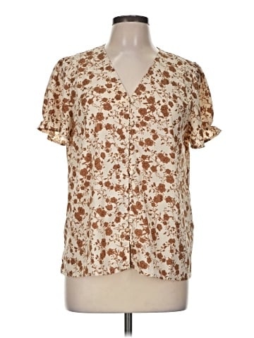 Monday Fun Short Sleeve Blouse (view 1)