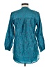 Fabindia Teal 3/4 Sleeve Blouse Size M - photo 2