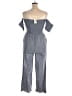 Ashley Stewart Chevron-herringbone Gray Jumpsuit Size 14 Plus - photo 2