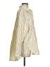 Ellison Stripes Yellow Long Sleeve Blouse Size S - photo 4