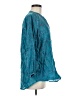 Fabindia Teal 3/4 Sleeve Blouse Size M - photo 4
