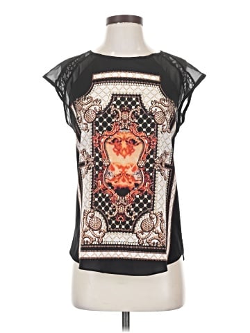 Harlowe & Graham Short Sleeve Blouse (view 1)