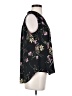 Vince Camuto 100% Polyester Floral Black Sleeveless Blouse Size S - photo 4