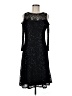 Marina Stars Black Cocktail Dress Size 8 - photo 1