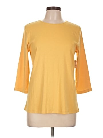 Christopher & Banks 3/4 Sleeve T-Shirt (view 1)