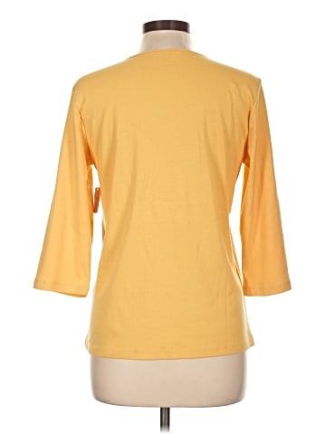 Christopher & Banks 3/4 Sleeve T-Shirt (view 2)