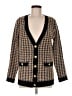 Tahari Houndstooth Brown Cardigan Size M - photo 1