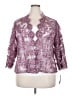 Alex Evenings 100% Polyester Purple Blazer Size 18 - photo 1