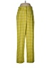 Ann Taylor Checkered-gingham Yellow Casual Pants Size 6 (tall) - photo 1