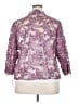 Alex Evenings 100% Polyester Purple Blazer Size 18 - photo 2